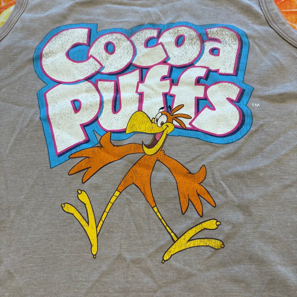 Grayson Threads Cocoa Puffs Sonny Cropped Tank Top Taupe XL